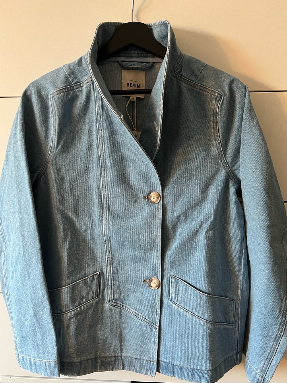 NWT Sézane Denim Jacket - Picture 6 of 9